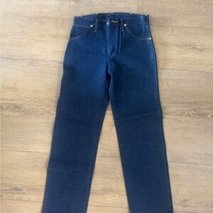 Wrangler Men's Slim Straight Dark Blue Jeans